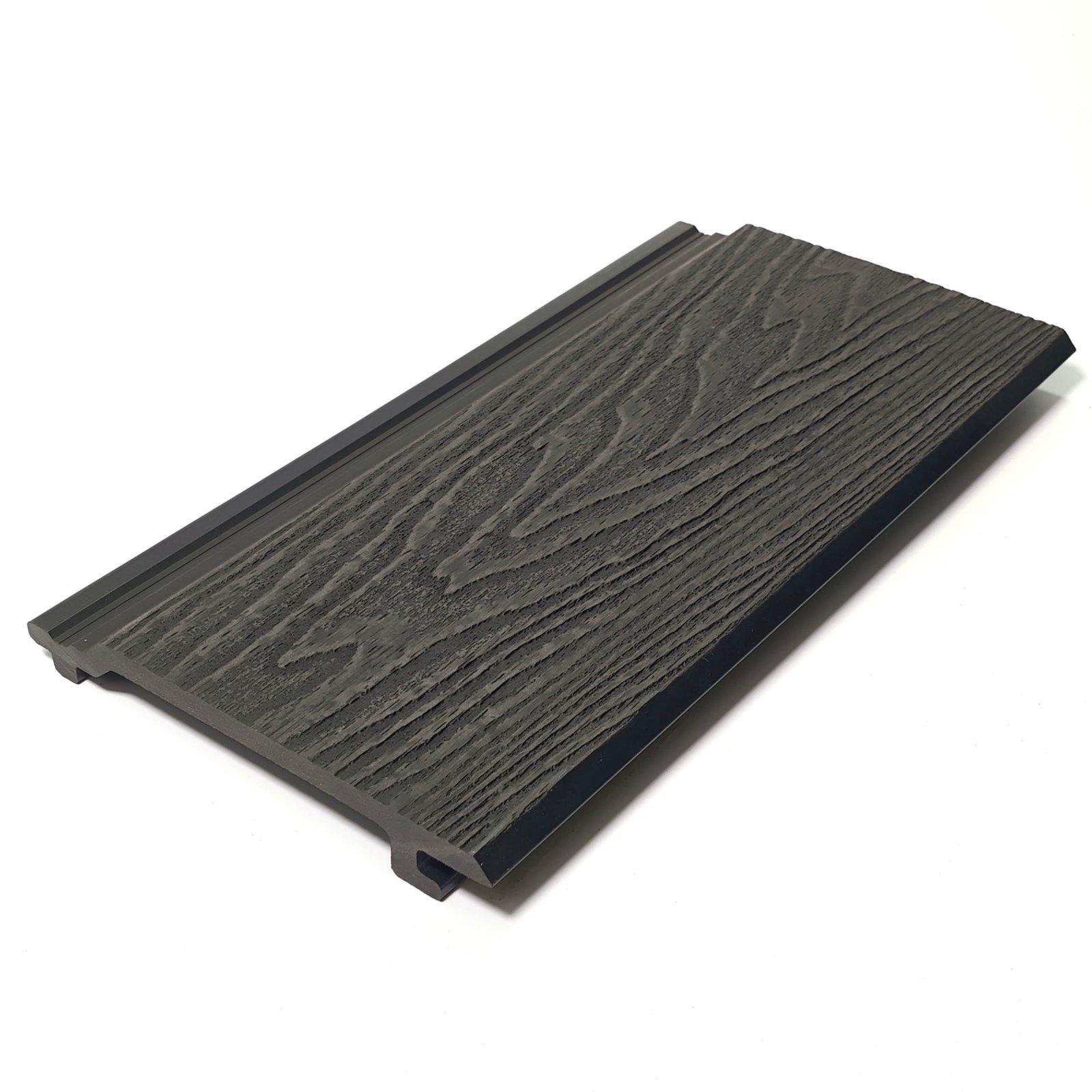 Wood grain composite cladding profile