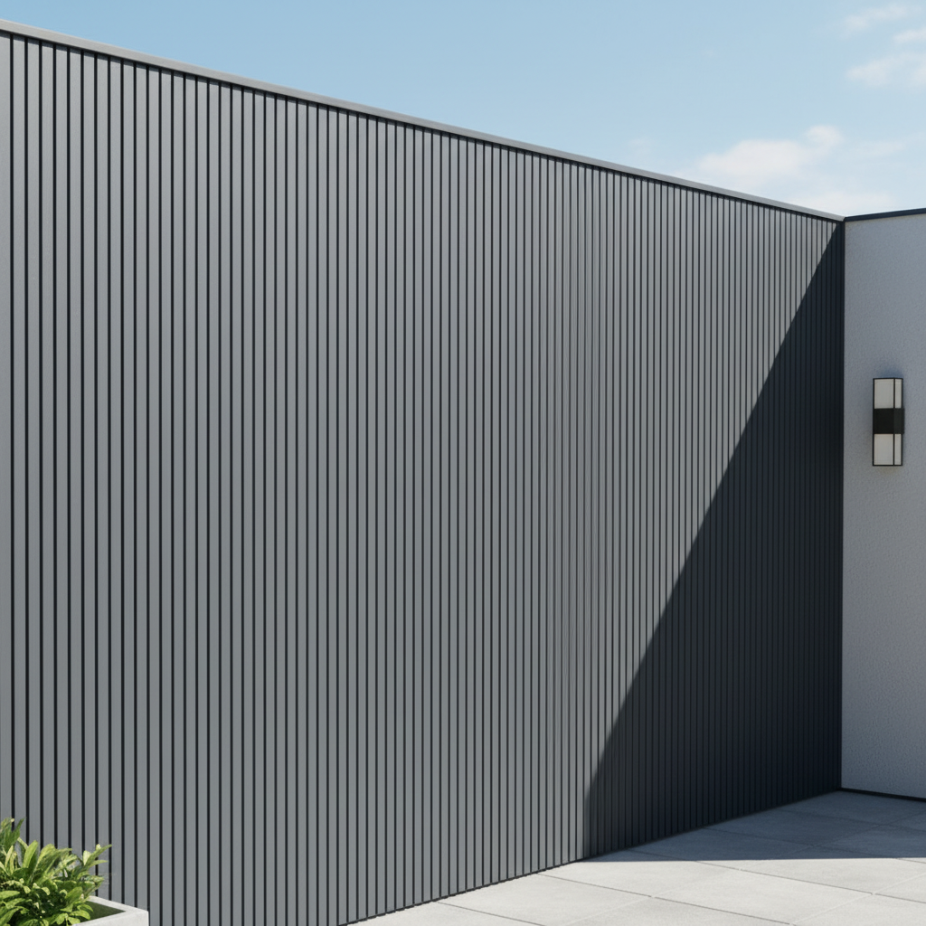 Wood grain composite cladding profile